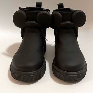Zara Disney Mickey Mouse Toddler Ankle Boots Size:7